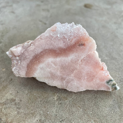 Pink Amethyst slice 7cm