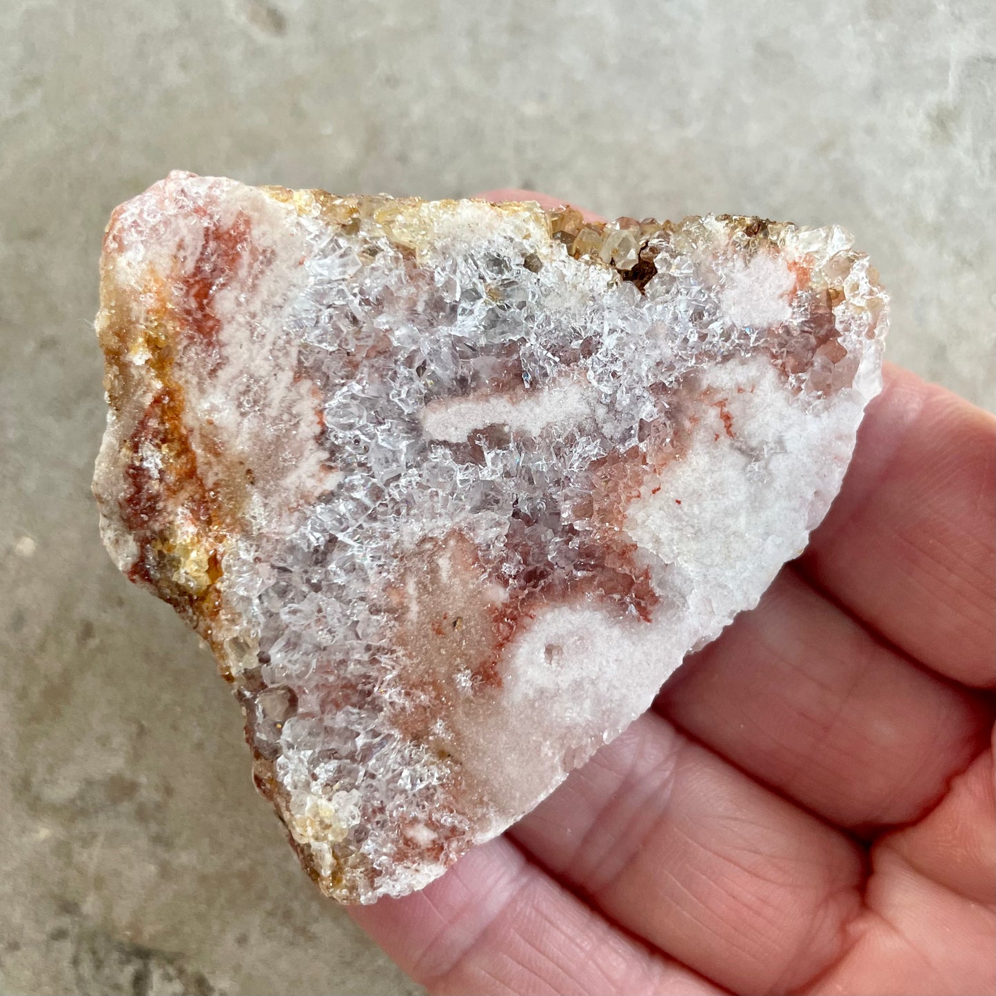Pink Amethyst slice 6cm
