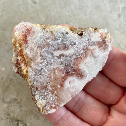 Pink Amethyst slice 6cm