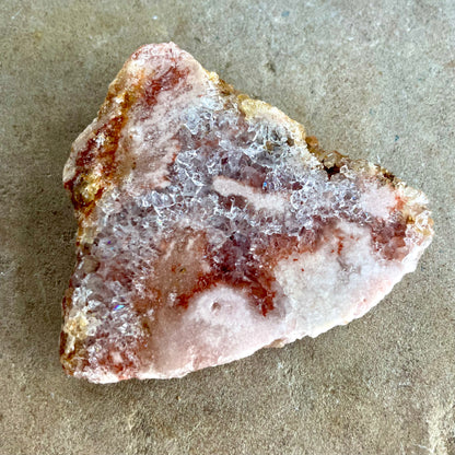 Pink Amethyst slice 6cm