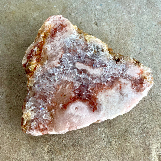 Pink Amethyst slice 6cm