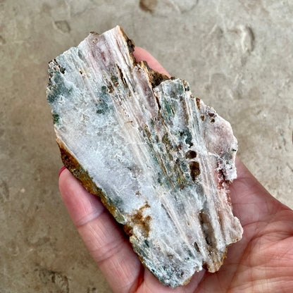 Pink Amethyst slice 9.5cm