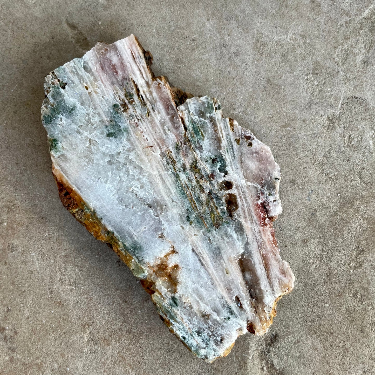 Pink Amethyst slice 9.5cm