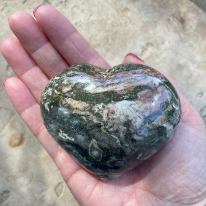 Ocean Jasper heart