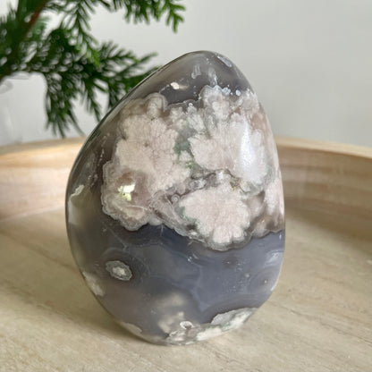 Flower Agate Dark Free Form 10CM