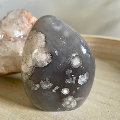 Flower Agate Dark Free Form 10CM