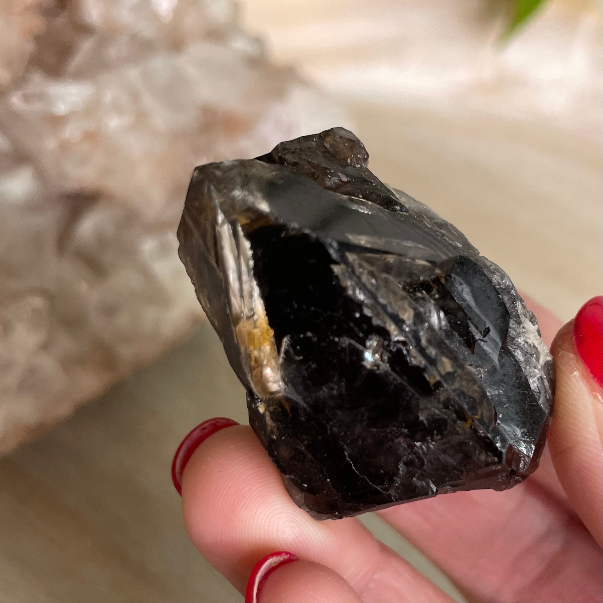 Elestial Smokey Quartz Point