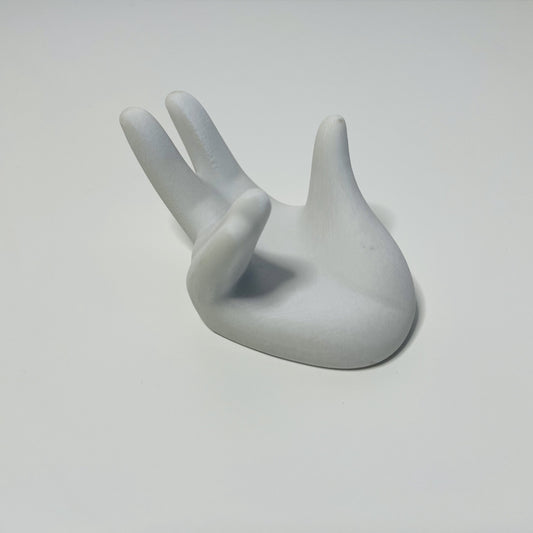 Resin hand sphere holder