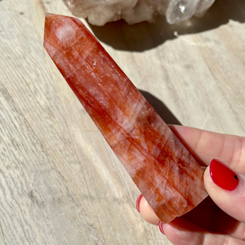Fire Quartz tower 12cm