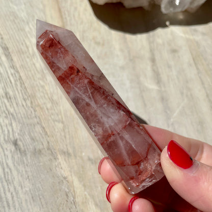 Fire Quartz tower 9.5cm