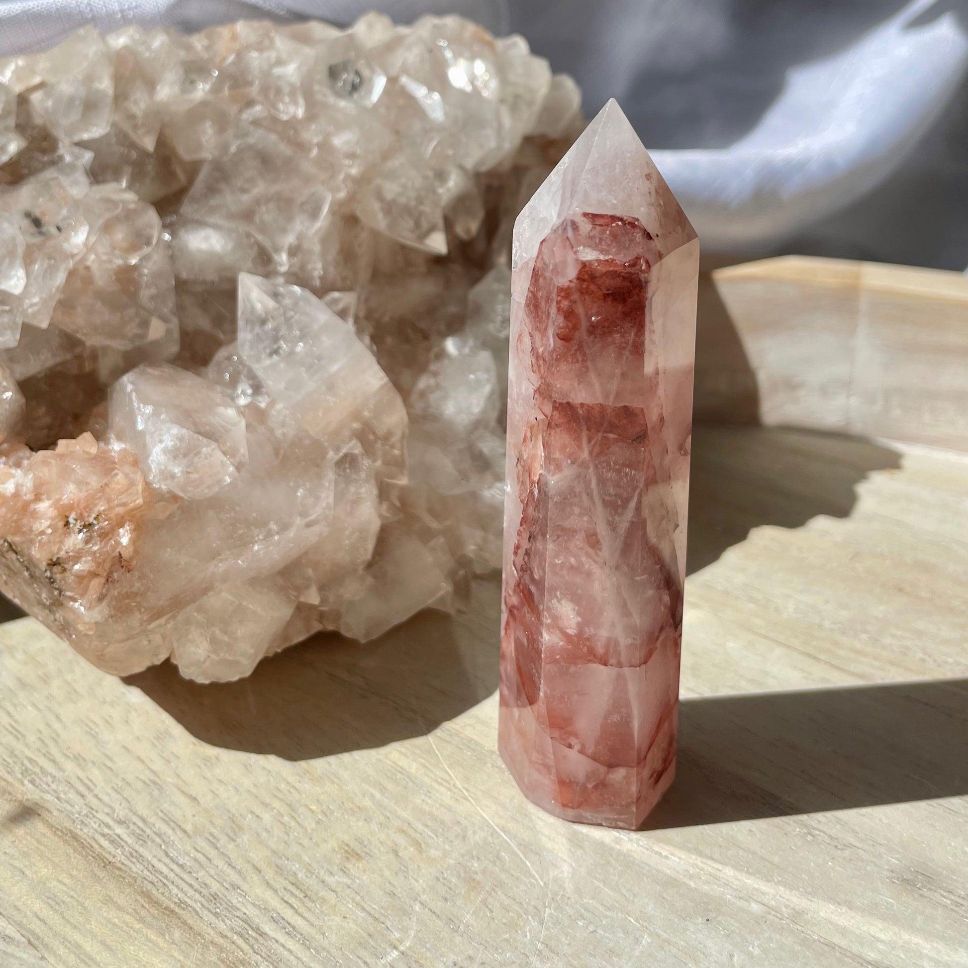 Fire Quartz tower 9.5cm