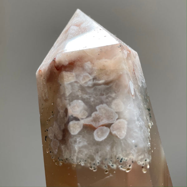 Flower Agate Tower 10cm