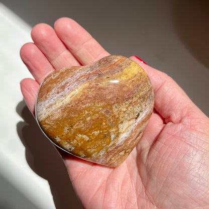 Ocean Jasper heart