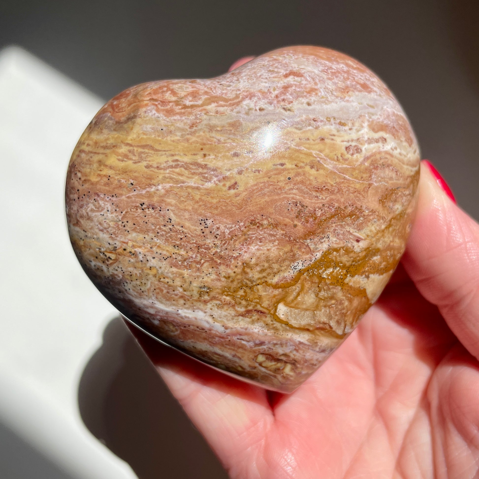 Ocean Jasper heart