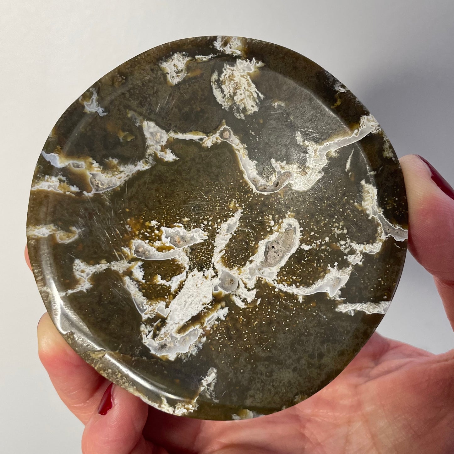 Ocean Jasper trinket bowl 8cm