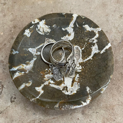 Ocean Jasper trinket bowl 8cm