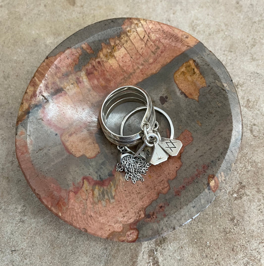 Ocean Jasper trinket bowl 8cm