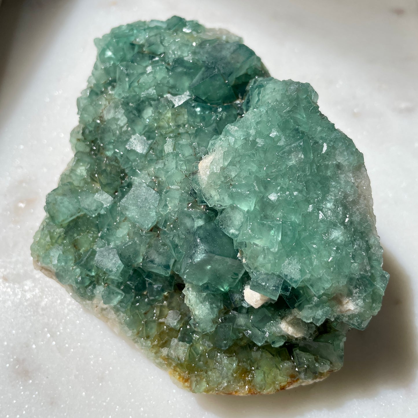 Fluorite cluster Green