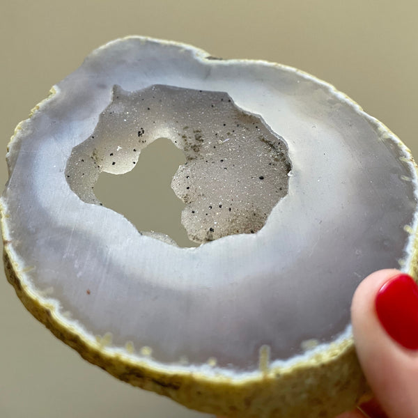 Agate slice natural 14CM