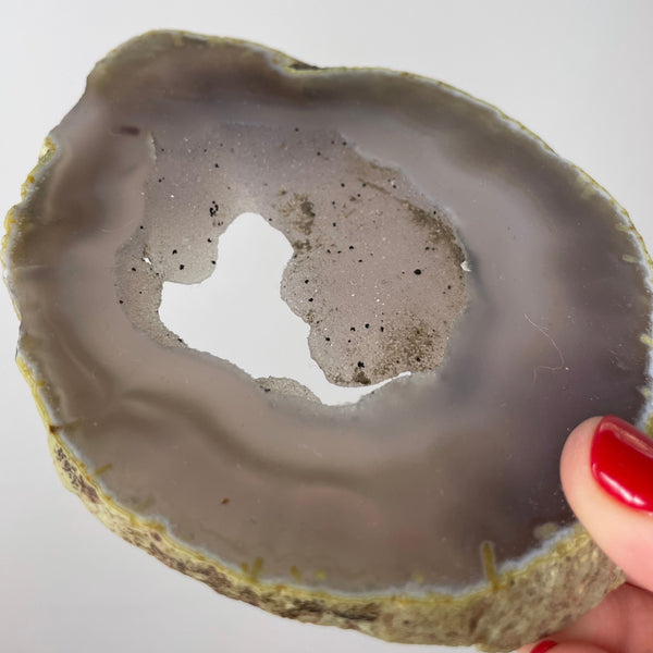 Agate slice natural 14CM