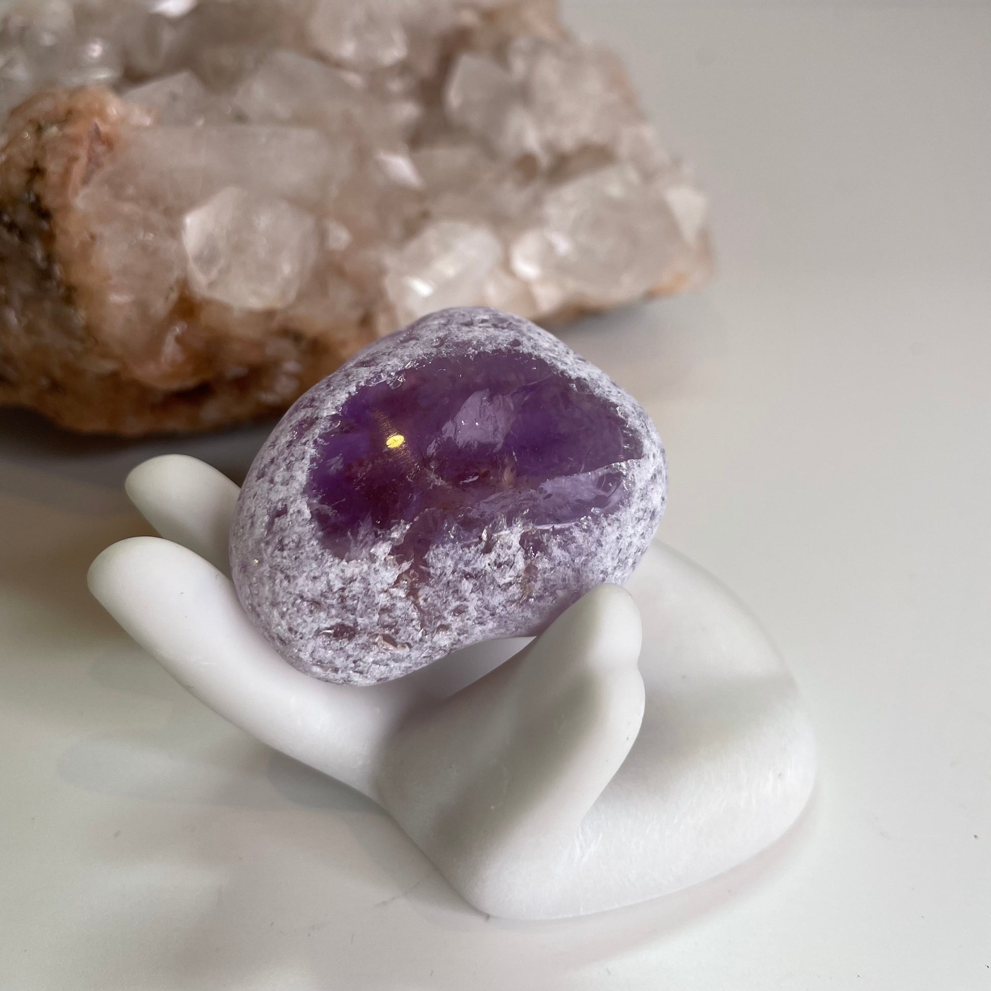 Ema egg / Seer stones - Amethyst