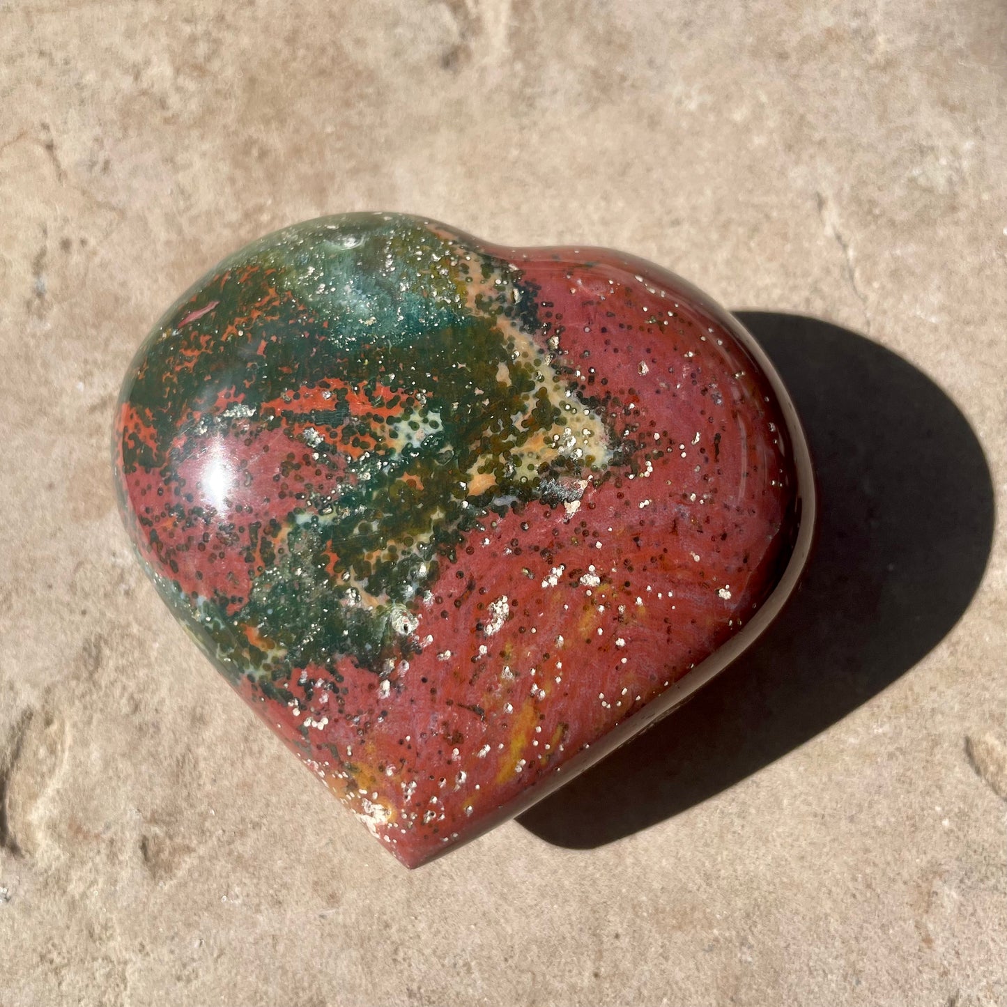 Ocean Jasper heart