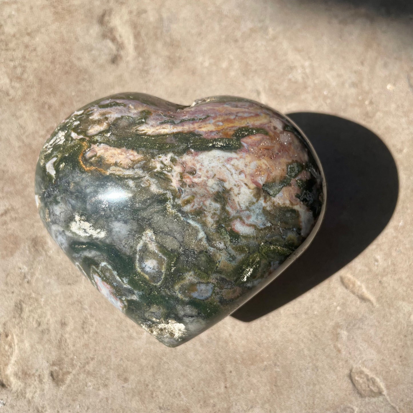 Ocean Jasper heart