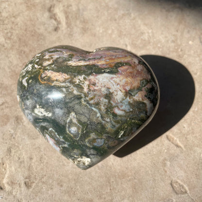 Ocean Jasper heart