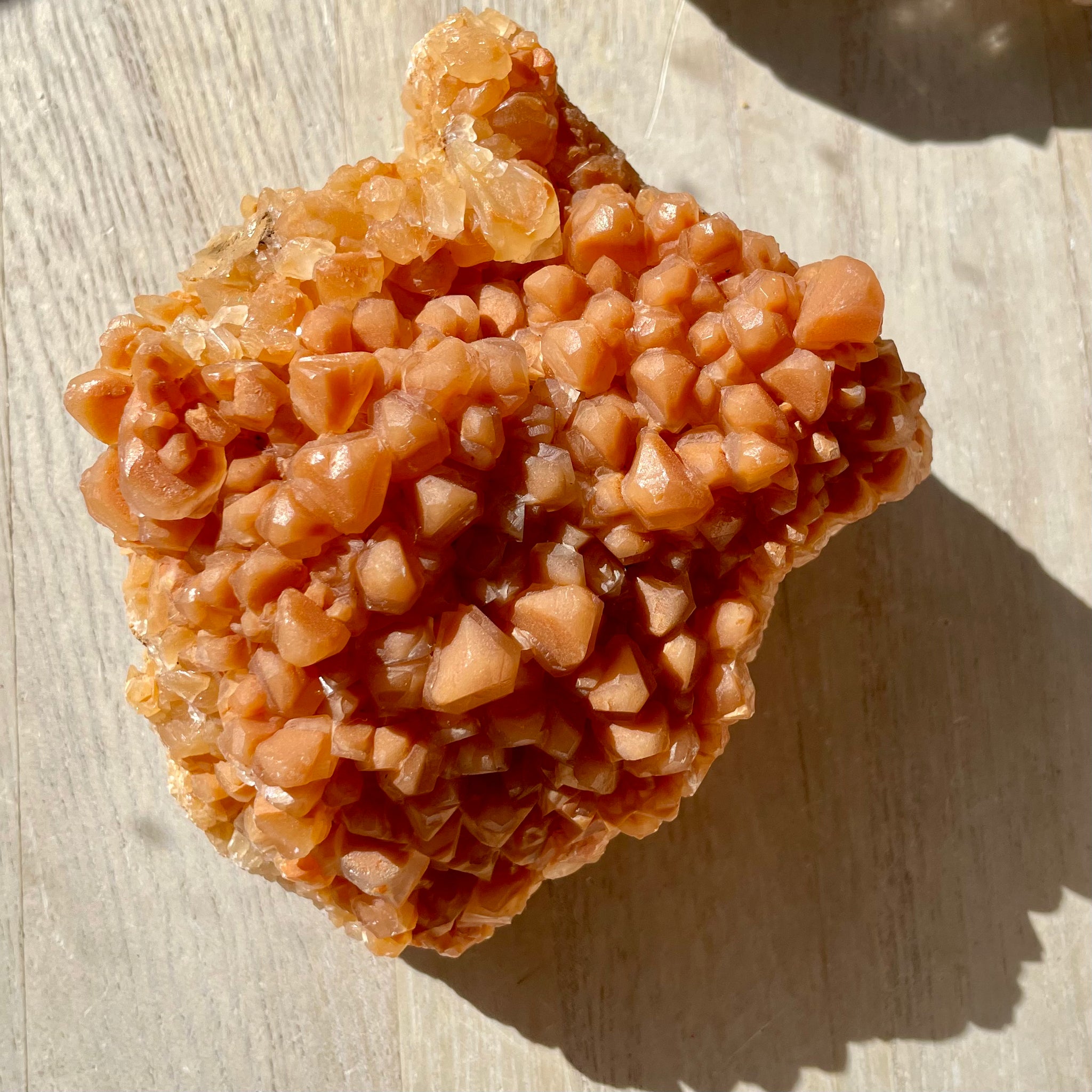 Orange Calcite Cluster 452G Thewildmoon