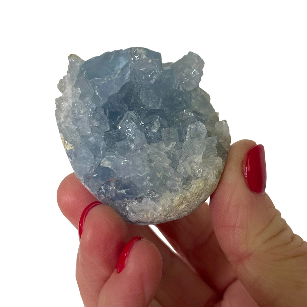 Celestite clusters