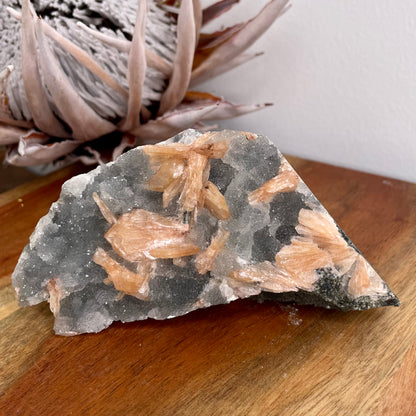 Stilbite with Chalcedony