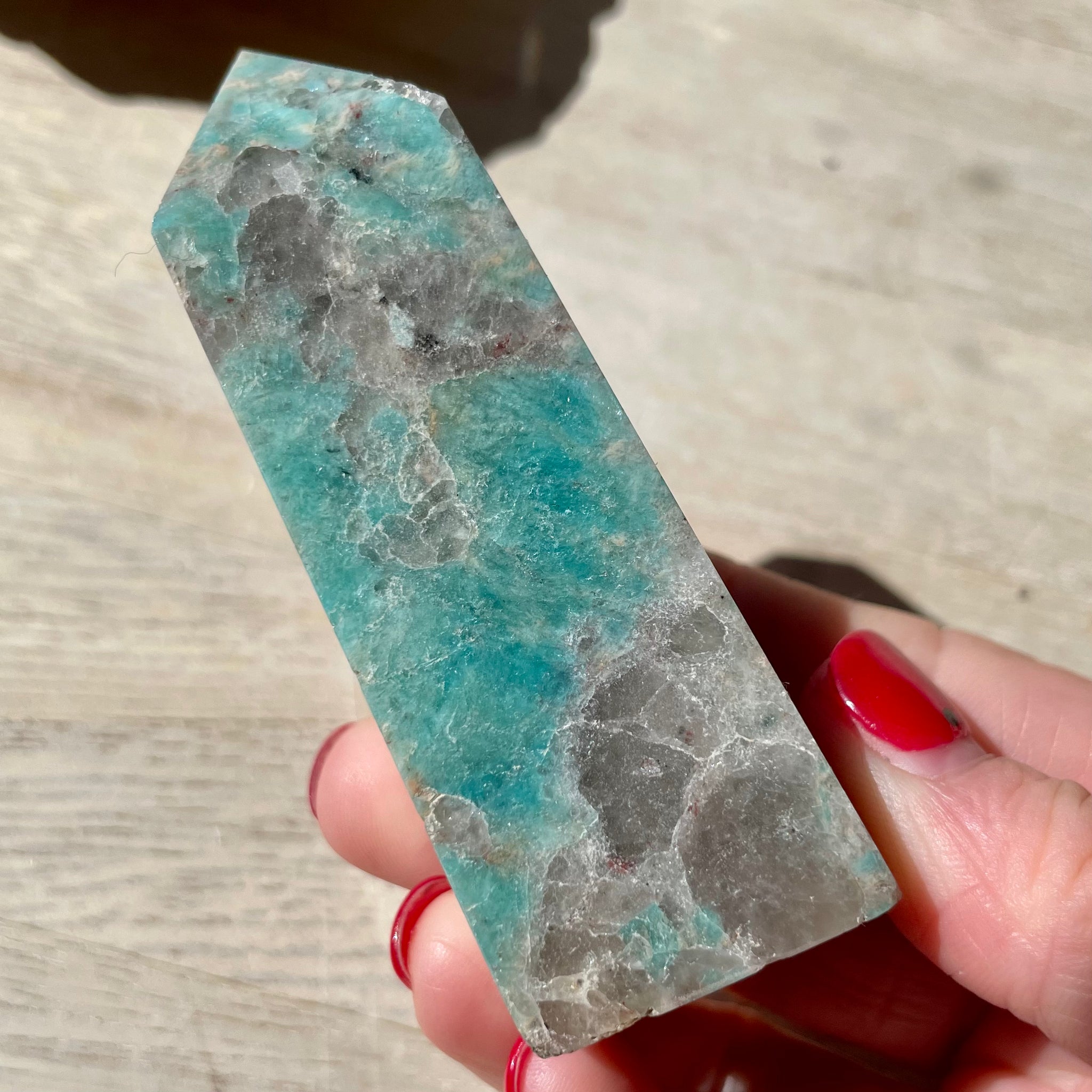 Amazonite Tower - 8cm