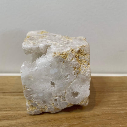 Sugar Quartz geode cube