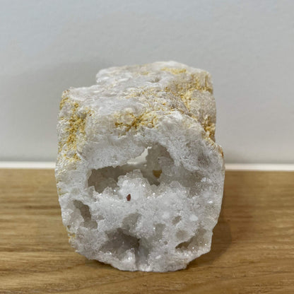 Sugar Quartz geode cube