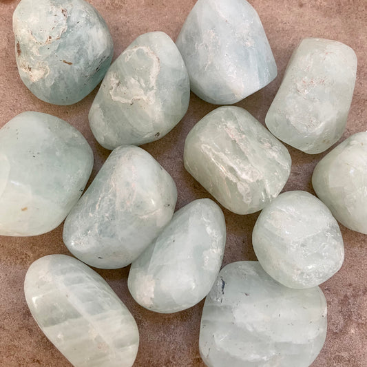 Aquamarine tumbles LG